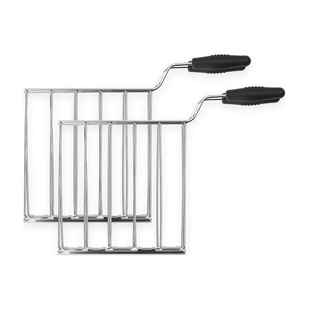 Juego de estantes para sándwiches Smeg TSSR01 de acero inoxidable de 2 piezas