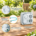4 Pack 4 Inch Metal Electrical Box with 2 Duplex Receptacle Cover and ...