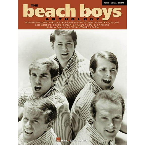 The Beach Boys Anthology Songbook Piano Vocal Guitar Sheet Music Collection 44 Classic Hits for Intermediate Musicians S, (Paperback)