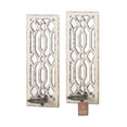 thumbnail image 3 of Zingz & Thingz Candle Wall Sconces - 17.25" - Cream - Set of 2, 3 of 4