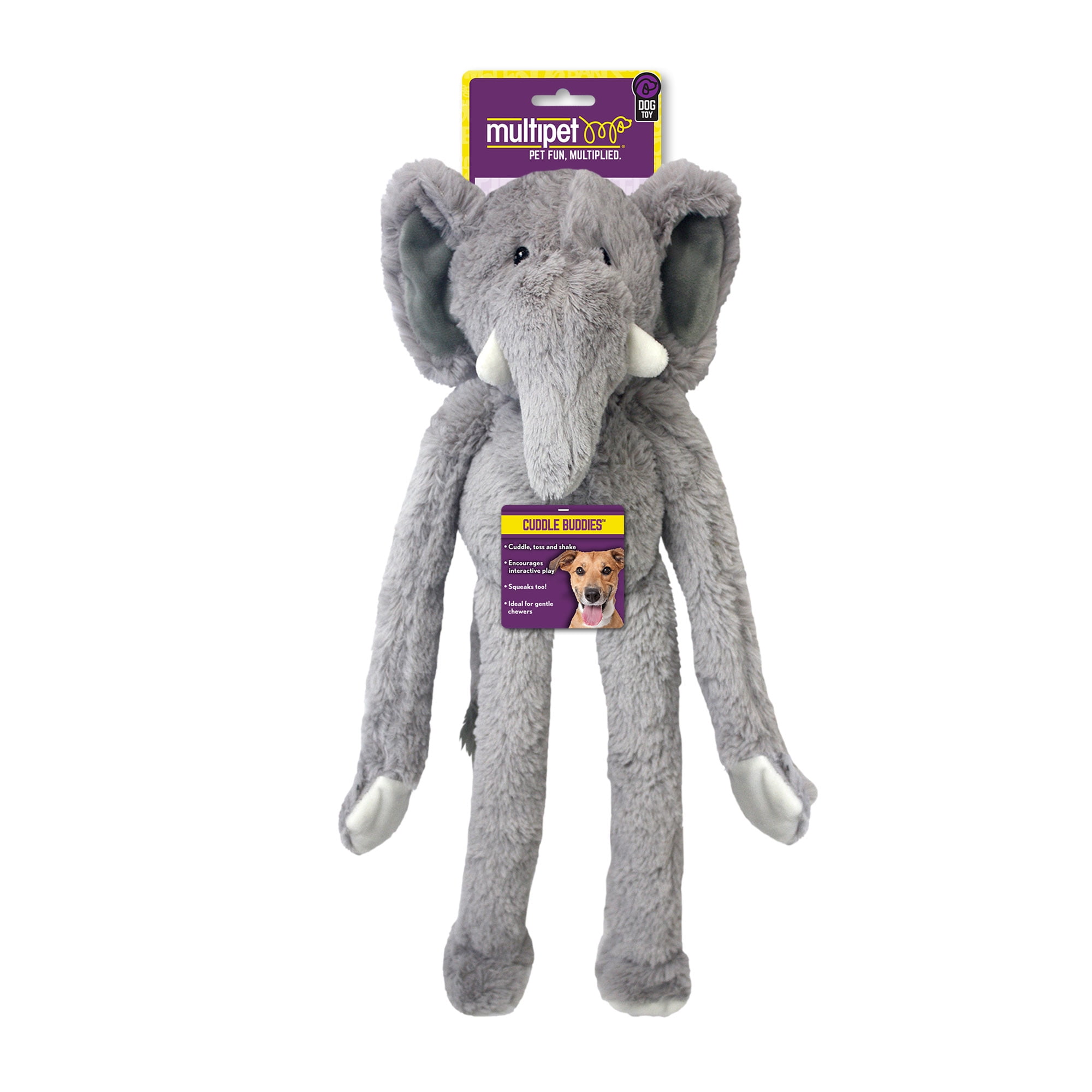 elephant squeaky dog toy
