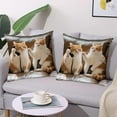 thumbnail image 4 of Qiweii 45x45cm Cute Animal-Print Pillow Set, Soft Sofa Living Room Bedroom Cushions, Decorative Home Accent Pillows, 4 of 6