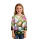 thumbnail image 4 of Blusas y camisas de manga larga con cuello redondo y estampado de Pascua, camiseta interior de cuello redondo y manga tres cuartos para niños de talla mediana y grande., 4 of 9