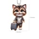 thumbnail image 3 of Car Hanging Accessories Backpack Accessories Decor Flat Pendant, 3 of 6