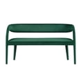 thumbnail image 5 of Modway Pinnacle Performance Velvet Accent Bench in Green, 5 of 9