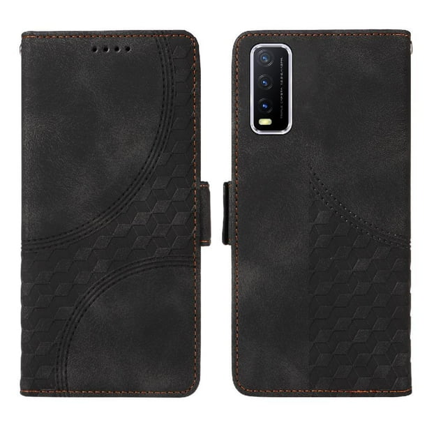 Funda GANGXUN para Vivo Y20 con diseño acolchado elegante, cuero PU, protección total y ajuste preciso