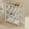 thumbnail image 6 of WEGFTDUOP Shoe Rack Shoe Rack Organizer Four Tier Shoe Rack Daily Use Bedroom Closet Entryway Bedroom, 6 of 6