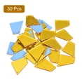 thumbnail image 3 of Unique Bargains 30Pack Irregular Acrylic Sew on Mirror Pieces Rhinestones Beads, Gold 28x27mm, 3 of 6