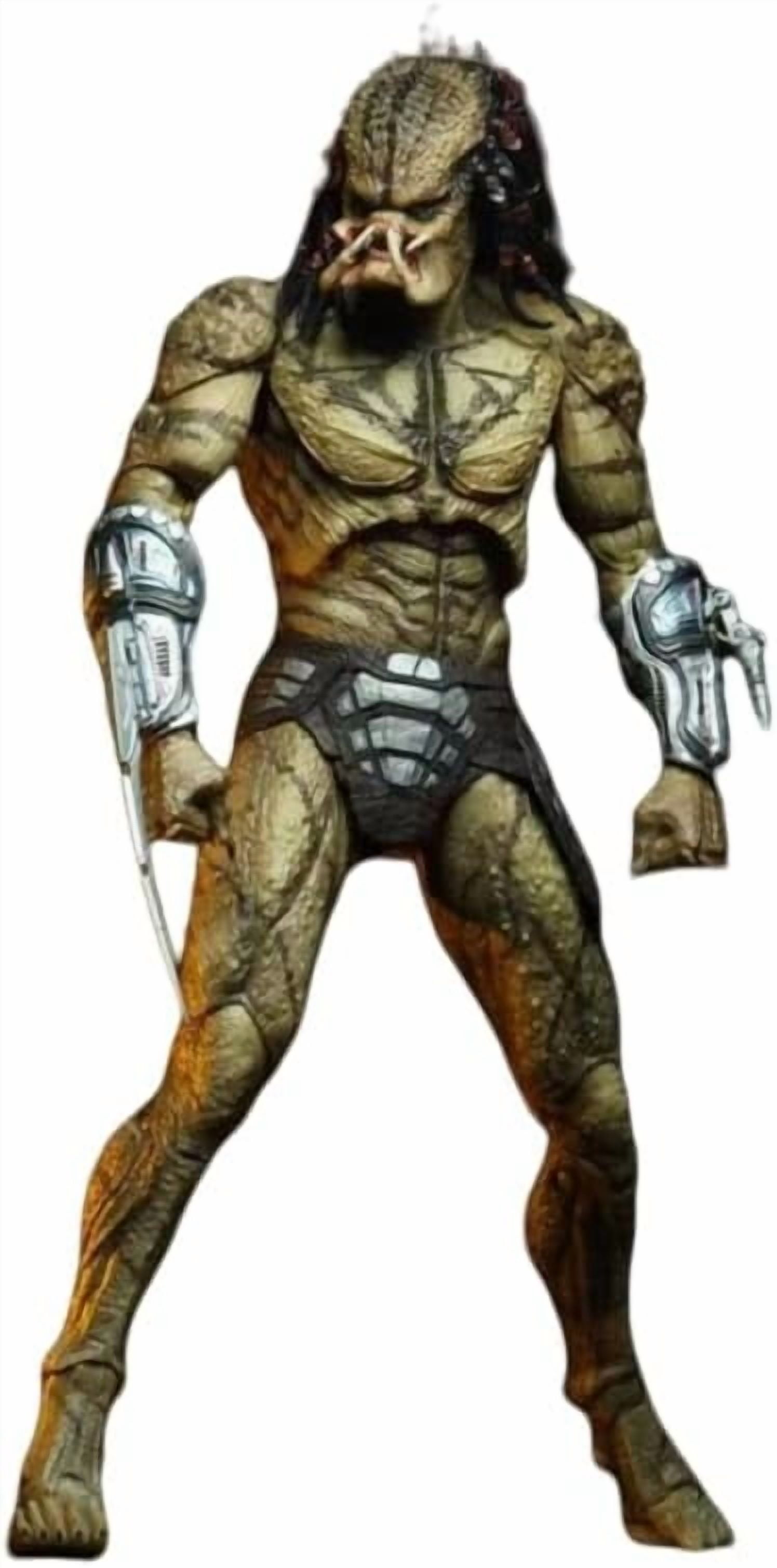 Predator Hitman Figure Moable Replacement Face Hitman Anime Figures 30cm/11.8inch Character PVC Collection Statue Model Ornament Gifts