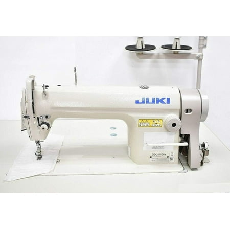 JUKI DDL-8100e Industrial Single-Needle Lockstitch Sewing Machine – High-Speed Servo Motor + Table Stand + LED Lamp – Commercial Grade