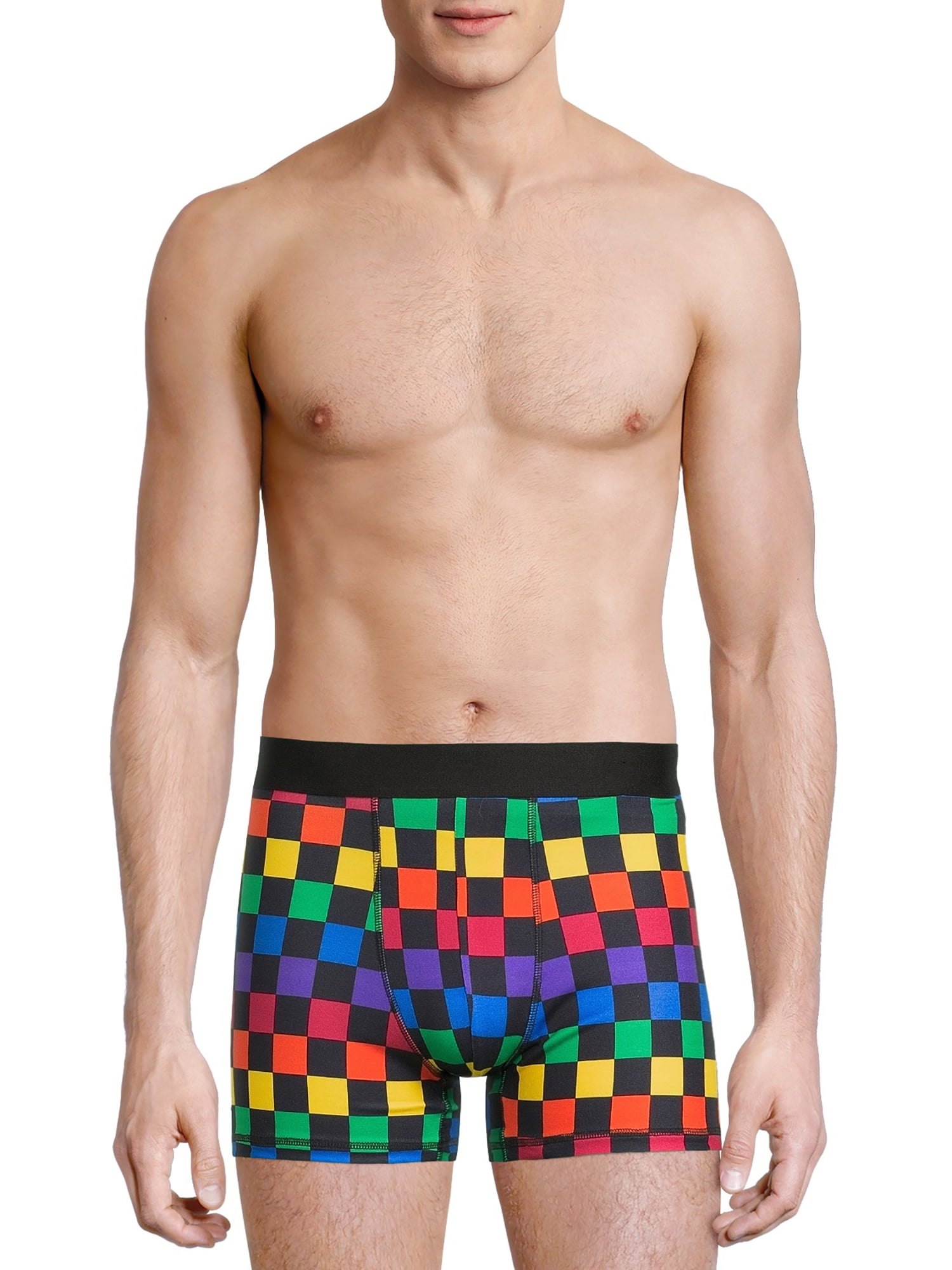 Mens Gay Pride Love Is Love Rainbow Mini Low Rise Boxer Shorts
