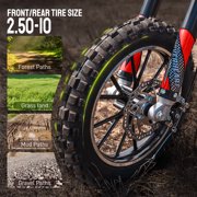 HOVERHEART Gas Dirt Bike,40cc 4-Stroke Gas Powered Kids Off Road Motorcycle for Teens&Adults,25Mph,165Lbs Capacity,RED