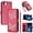 Rose, variant on Allytechgroup Case for iPhone 16e/17e with Card Holder & Wrist Strap, Slim Lightweight PU Leather Flip Wallet Case Non-Slip Shockproof Protective Back Cover for Women Men, Rose