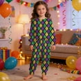thumbnail image 2 of Tfken Girls Toddler Soft Outfit Sets Daily Wear Girls Tops With Pants Set Comfortable Fashion Plaid Long Sleeve Kids Stretch Outfit Size 3-4 Years, 2 of 4