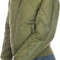 thumbnail image 5 of White Mark Women's Quilted Puffer Bomber Jacket, 5 of 7