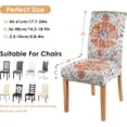 thumbnail image 4 of Dining Room Chair Covers Set of 4, Stretch Spandex Removable Washable Chair Slipcovers，Parsons Chair Slipcover for Dining Room, Restaurant, Kicthen, Hotel, 4 of 6