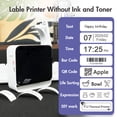 thumbnail image 2 of BAOKALER Bluetooth Label Maker Machine with Tape, Inkles Thermal Printer Without Ink and Toner Support for IOS, Android, 2 of 9