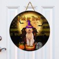 thumbnail image 3 of ICQOVD Halloween Decoration Welcome Sign Decoration Wall Hanging Family Garden, 3 of 8