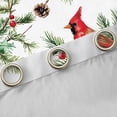 thumbnail image 4 of Manfei Merry Christmas Blackout Curtains Set of 2 (52x84 Each) for Kids, Cartoon Robin Bird Window Curtains, Jungle Leaf Plant Curtains and Drapes, Curtains Blackout Room Decor, 4 of 6