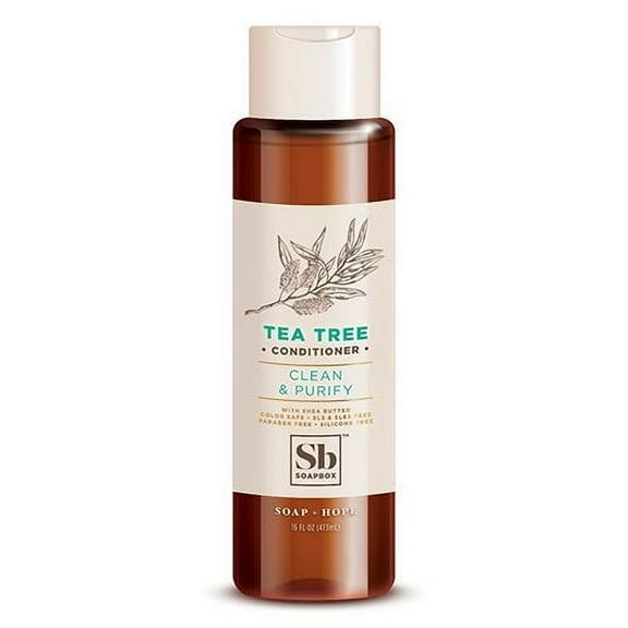 SoapBox Tea Tree Conditioner With shea butter, 16 Oz