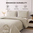 thumbnail image 4 of Beartech Solid Color Quilt Set Queen/Full Size Camel Bedspread Coverlet Microfiber Bedding Lightweight Reversible Set,Soft Bedding for All Seasons, 4 of 7