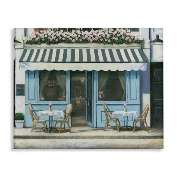 Stupell Industries Scenic Restaurant and Bistro Canvas Wall Art design by Ani Wierling, 16 x 20