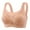 Khaki, variant on Sentmoon High Impacts Sports Bras for Women Plus Size Comfortable Everyday Bras Push Up Adjustable Strap Thin Style Breathable Sleep Bras Lightweight for Daily Wear Beige L
