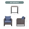 thumbnail image 6 of POCASSY 2 Person Seating Group with Cushion, 6 of 6