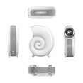 thumbnail image 1 of Luz de música Conch, luz de noche colorida con Bluetooth, luz de mesita de noche, aplicación para teléfono móvil, música, ritmo, sueño, ruido blanco, regalo, 1 of 5