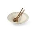 thumbnail image 2 of Thyme & Table Riley 3-Piece Serving Bowl with Acacia Serving Spoon and Fork Set, 2 of 4