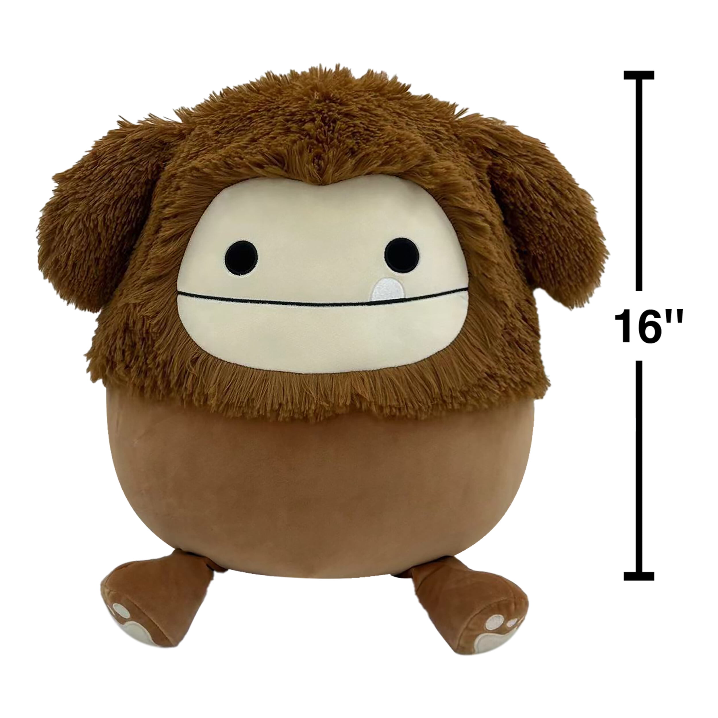 Squishmallows Official 16 inch Benny the Brown Bigfoot - Child's Ultra Soft Stuffed Plush Toy