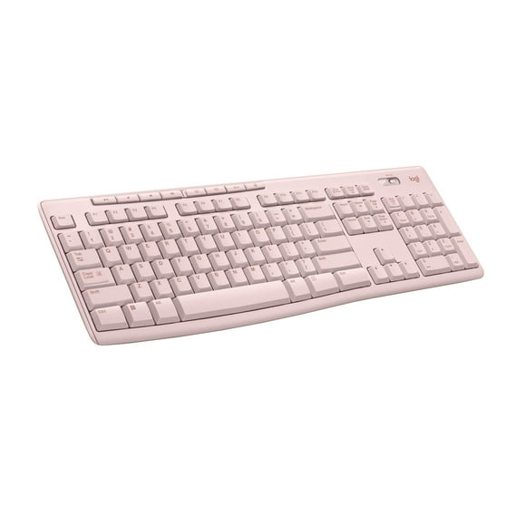 Teclado inalámbrico Logitech K270 para Windows de tamaño completo Rose