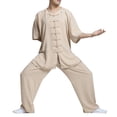 thumbnail image 2 of Prenda deportiva tradicional unisex de Tai Chi: traje Wing Chun, estilo chino, talla 2XL, 2 of 8