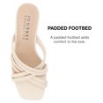 thumbnail image 5 of Journee Collection Womens Baylen Braided Strap Slip On Wedge Sandals, 5 of 6