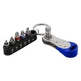 for Mini Ratchet Screwdriver Set 7pcs with Bits Adapter Kit for Home ...
