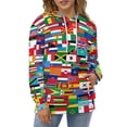 thumbnail image 4 of Flags Of All Countries Of The World 3d Sweatshirts Hoodie Fashion Casual Personality Men's Women Street Hoodie Pullovers Long Sleeve Comfortable Top, 4 of 6