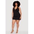 thumbnail image 2 of Women's Plus Size High Waisted Mini Pencil Skirt, 2 of 4
