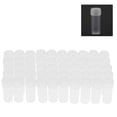 thumbnail image 4 of Botellas De Muestra De 5 Ml, 50 Viales De Plástico Translúcido Con Buen Sellado De Dureza Para Pasta De Polvo Sólido Pastillas Semillas, 4 of 7
