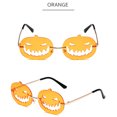 thumbnail image 4 of Guardurnaity Gafas, calabaza, calabaza, gafas sin montura, calabaza y duraderas, de moda y adecuadas para fiestas, brotes, sombrilla. Cadenas y cordones para anteojos rojo, 4 of 6
