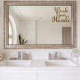 thumbnail image 1 of VWAQ Wash Your Hands Vinyl Decal for Mirror and Walls Bathroom Decor Restroom Sticker Art, 1 of 1