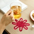 thumbnail image 6 of Usloyux Under $5 7 Inch Trivets for Hot Dishes, 6PCS Sunflower Trivet Set for Hot Pots and Pans,Heat Resistant Pot Holders for Kitchen Decor and Accessories,Hot Cups Use Cotton Rope Placemat, 6 of 6