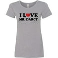 thumbnail image 3 of Inktastic I Love Mr Darcy Women's T-Shirt, 3 of 5