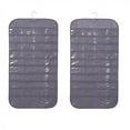 thumbnail image 4 of Jewelry Hanging Non-Woven Organizer Holder 80Pockets Curved Print, 4 of 9