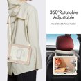 thumbnail image 5 of For iPad Air 5th/4th Generation 10.9 inch 2022/2020 Case, 360 Rotating Shockproof Cover with Stand, Screen Protector, Shoulder Strap, Cream Rose Gold, 5 of 7