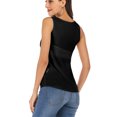 thumbnail image 5 of Women's Plus Size Summer Basic Essential Tank Performance Scoop neck Tank, 5 of 8