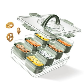 COOK WITH COLOR MINI 4 DIVIDER SNACKLE BOX SAGE - Walmart.com