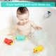 thumbnail image 5 of Juguete de baño, juguetes de baño para niños, pato de agua, juegos de baño para bebés de 0, 1, 2 y 3 años, juguetes de baño para bebés, juguete de baño flotante de cuerda para niños, juego de 3, 5 of 5
