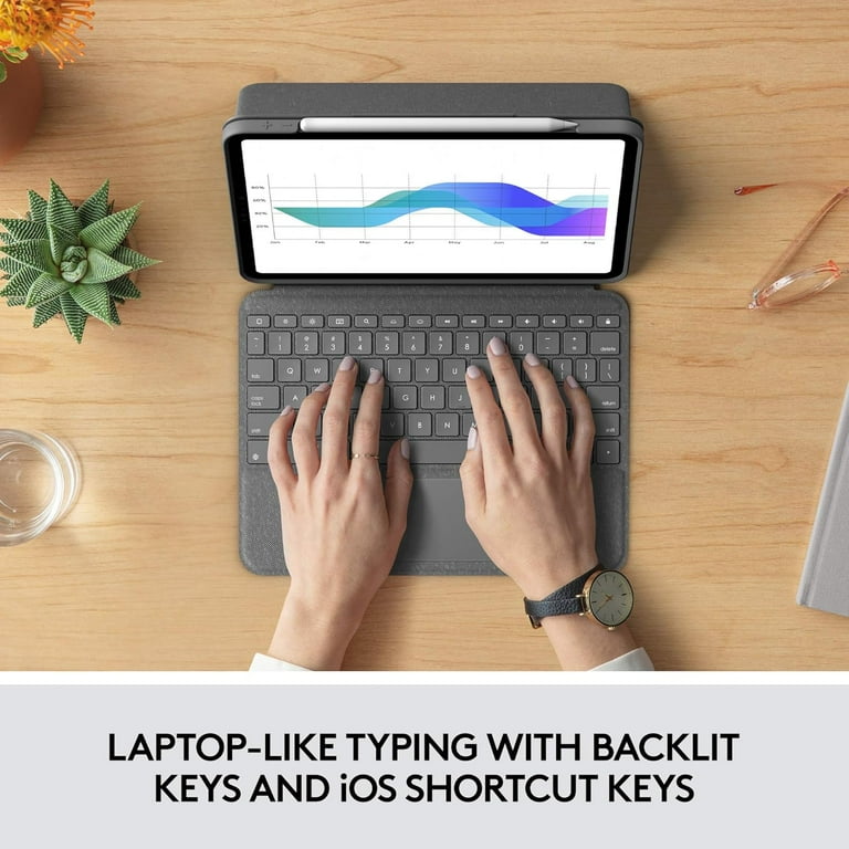Logitech Folio Touch iPad Keyboard Case with Trackpad and Smart