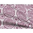 thumbnail image 5 of oneOone Rayon Dark Magenta Fabric Block Sewing Craft Projects Fabric Prints By Yard 56 Inch Wide-ZT, 5 of 5