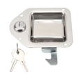 thumbnail image 2 of Tool Box Latch Paddle Lock, Locked Unlocked Options Flush Mount Rugged Construction Handle Latch Paddle Lock Mirror Polishing  For Trailer, 2 of 8